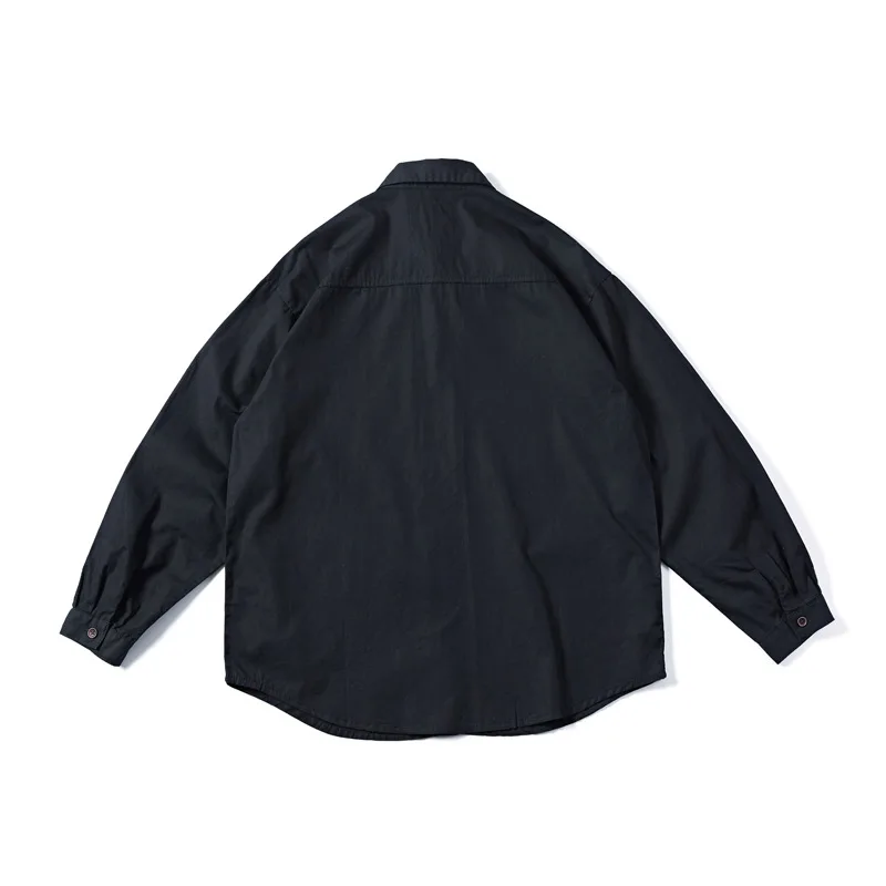 Tide брендовая рабочая рубашка мужской японский Ретро военный стиль длинный рукав