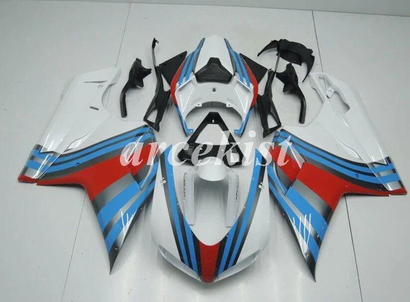 

Комплект обтекателей для литья под давлением из АБС-пластика, 4 подарка, подходит для Ducati 848, 1098, 1198, 1098s, 2007, 2008, 2009, 2010, 2011, красный, синий, белый