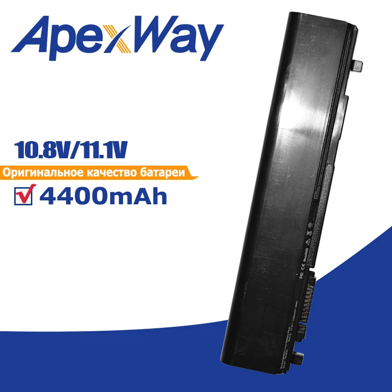 Аккумулятор Apexway 4400 мА · ч для ноутбука Toshiba R930 R835 R830 R700 R840 R845 R940 PA5043U-1BRS PA3832U PA3929U-1BRS PABAS265