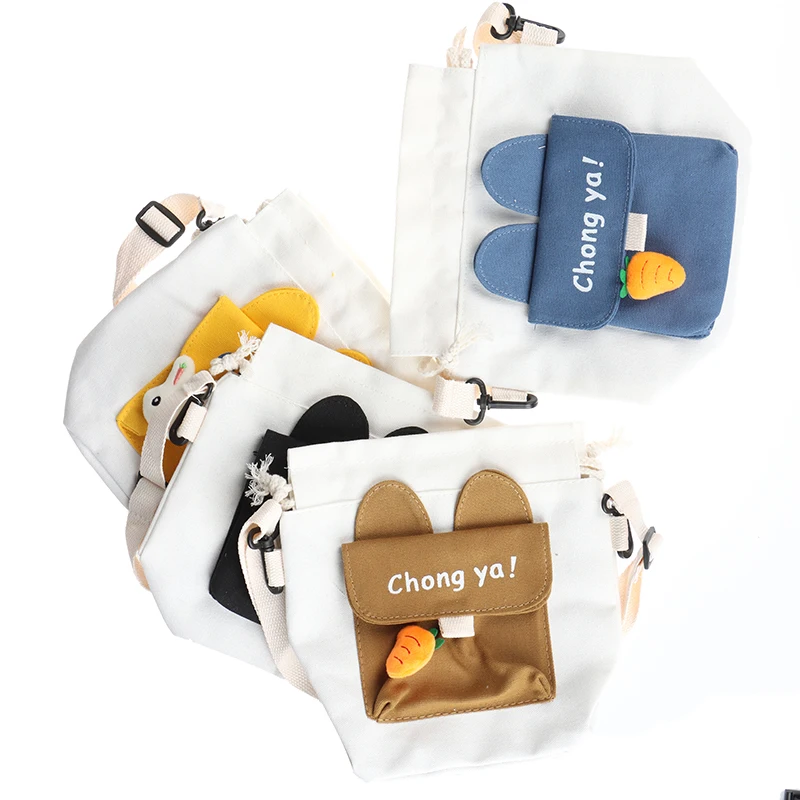 

Шнурок с мультяшным принтом и надписью, Студенческая сумка, повседневные сумки через плечо для покупок