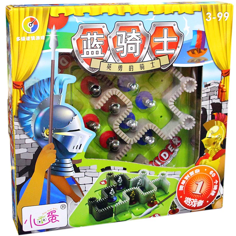 Xiaoguaidan причудливая игрушка синий гонщик интеллект 60 детская замок лабиринт