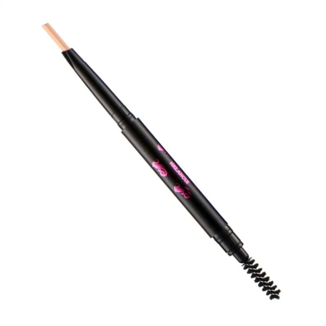 Водостойкая двойная головка спиральная кисть для бровей китайский карандаш