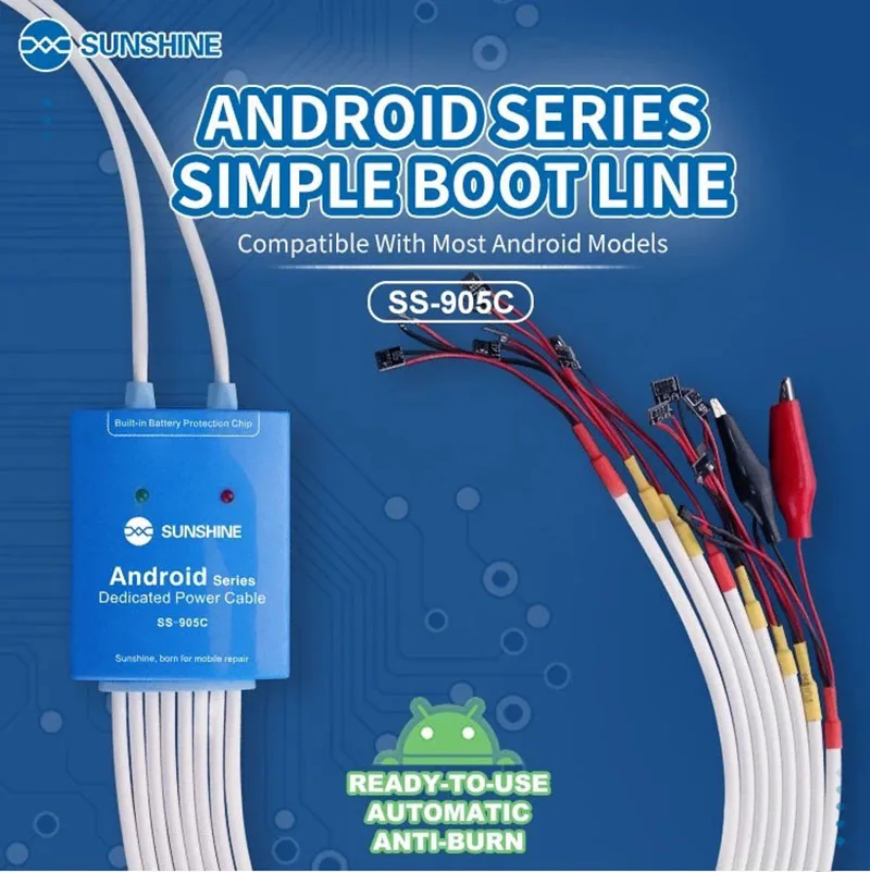 SS-905C Android с одной кнопкой линия управления загрузкой для Huawei Xiaomi Samsung Meizu OnePlus OPPO |