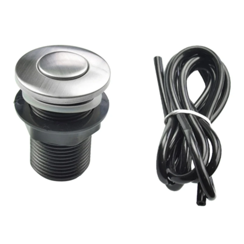 

On/Off Push Air Button Switch for Bath Spa Jet Tub Disposal Tubing Pneumatic Air Pressure Switch Knob Kit H05F