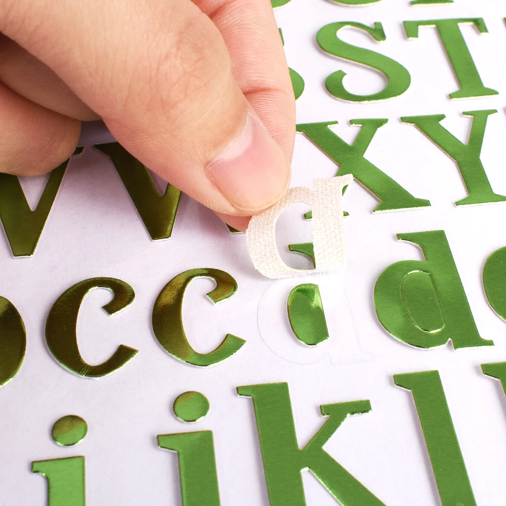 26 шт. цветные наклейки с буквами алфавита и цифрами звезд самоклеющиеся