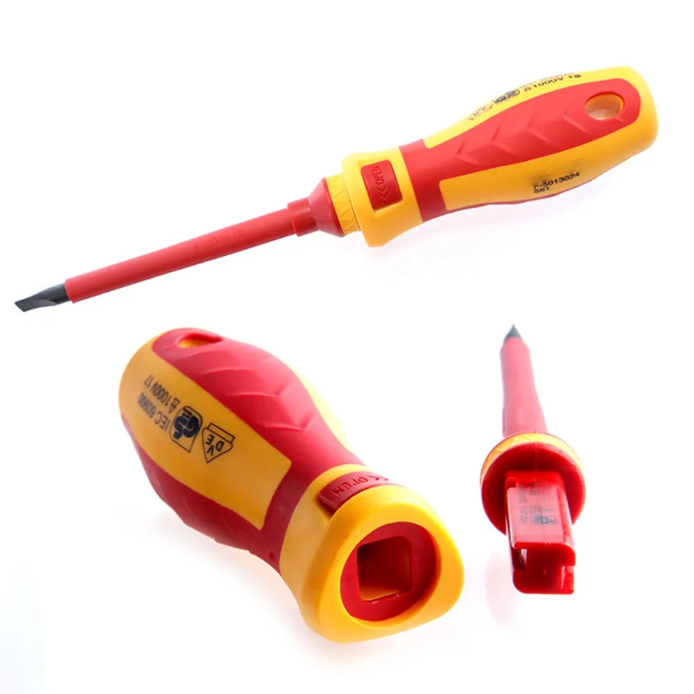 

13pcs Interchangeable Bits Screw Driver Bit Slotted Torx Screwdrivers Hand Tools VDE 1000V Power Insulated Screwdriver Set