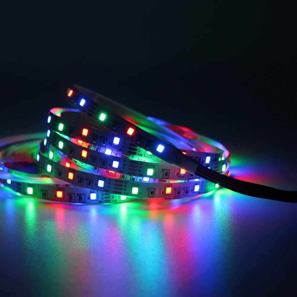 Bluetooth Светодиодные ленты светильник s цветная (RGB) 2835 гибкая светодиодная лампа USB