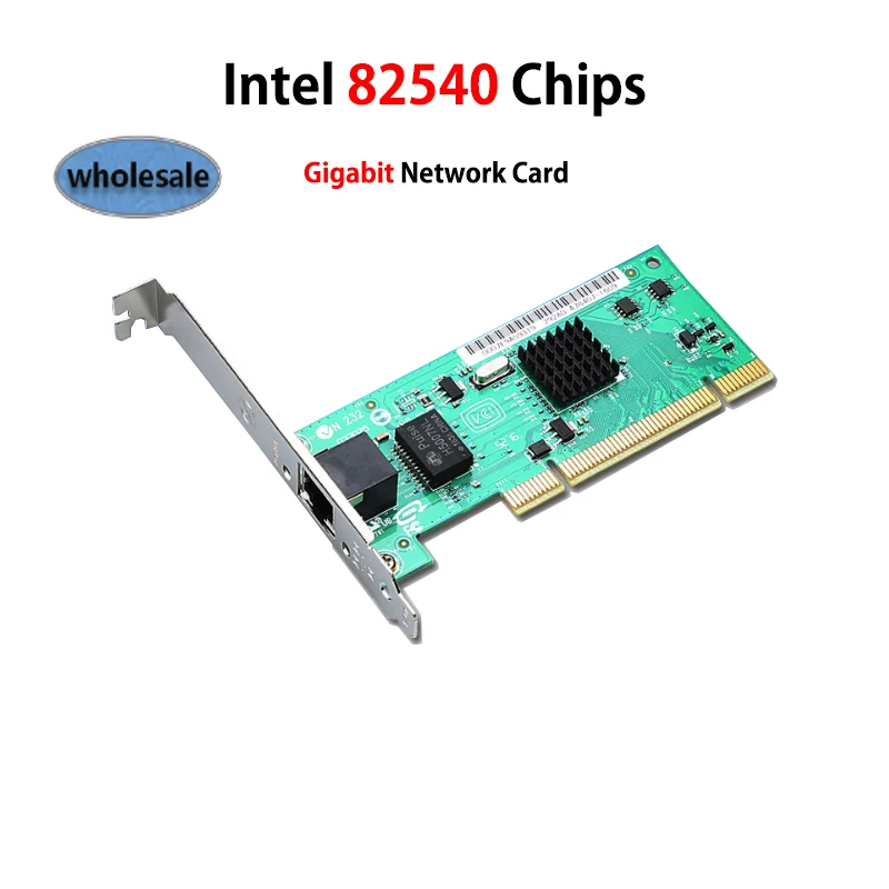 

Built-in wired network card PCIE Diskless card RJ45 Gigabit Ethernet 10/100/1000Mbps Internet cafe network card Intel 82540 chip