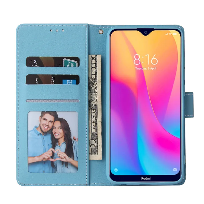 

Leather Flip Case For Xiaomi Redmi 7 8 8A 9 9A 9C case For Xiaomi Redmi Note 7 8 9 pro 8T Wallet Card Holder Phone Bags Cover
