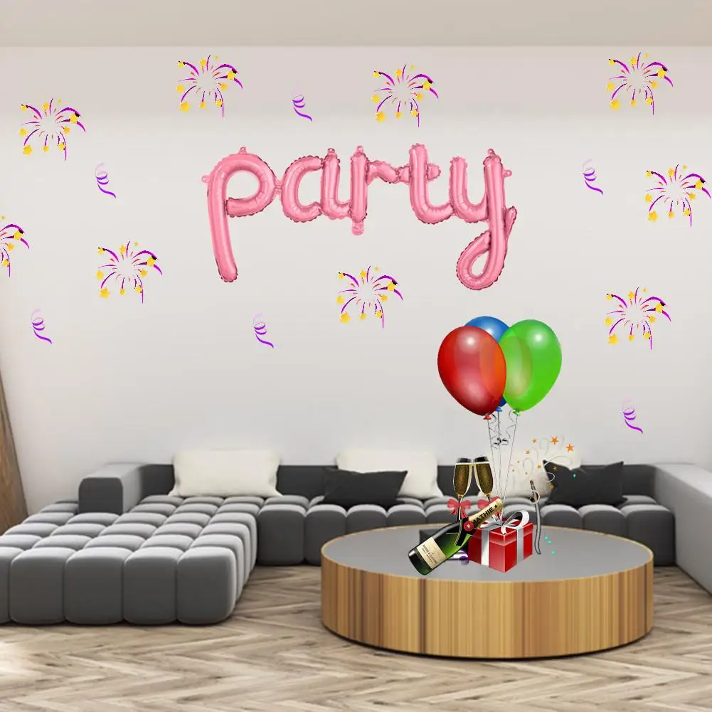 Сиамские буквы розовый инфракрасный серебристый воздушный шар Helloparty