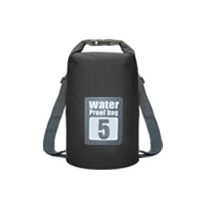 5L/10L/15L/20L водонепроницаемые сумки для хранения, сухой мешок, сумка для каноэ, каяк, рафтинг, для спорта на открытом воздухе, сумки для плавания, дорожный набор, рюкзак - Цвет: black 5L