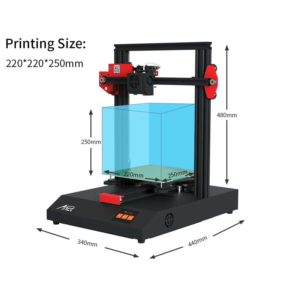 Anet A8 A6 ET4 3d принтер Высокая точность Impresora 3D ЖК-экран алюминиевый горячий экструдер принтеры DIY комплект Imprimante 3d принтер