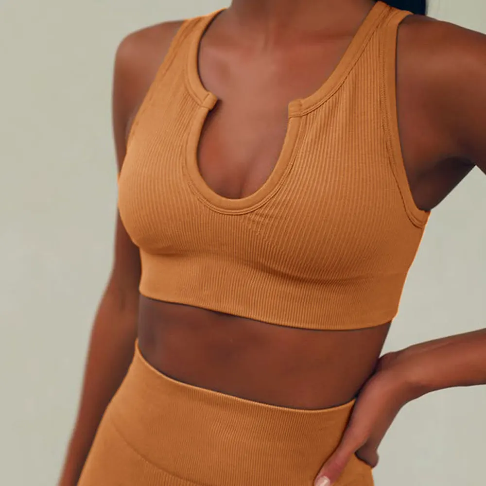 

Push Up Sports Bra For Women Cross Straps Wireless Padded Comfy Gym Bra Yoga Underwear Active Wear Workout Fitness To lingerie