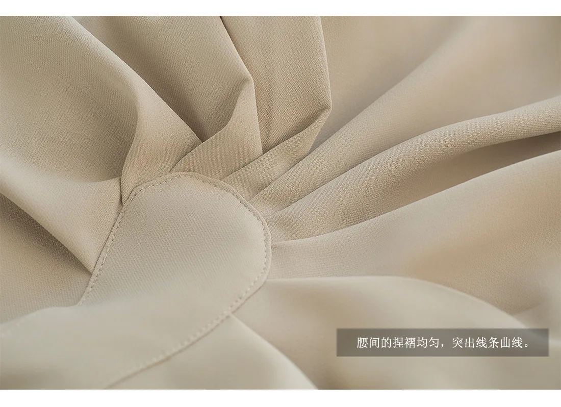 

2021 Spring Autumn Dresses for Women Long Sleeve Mid-length Fashion Casual Solid Color Irregular Bouquet Women's Clothing Robe