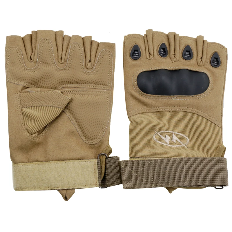 Уличные тактические перчатки спортивные с открытыми пальцами цифровой защитой
