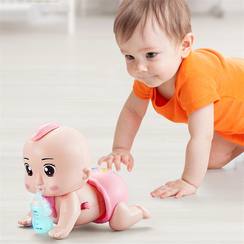 

Baby Crawl Toy for 0-1 Year Old 6-12-18 Months Infants Puzzle Electric Toddlers Crawling Learning Climb Toys Kid Early Education