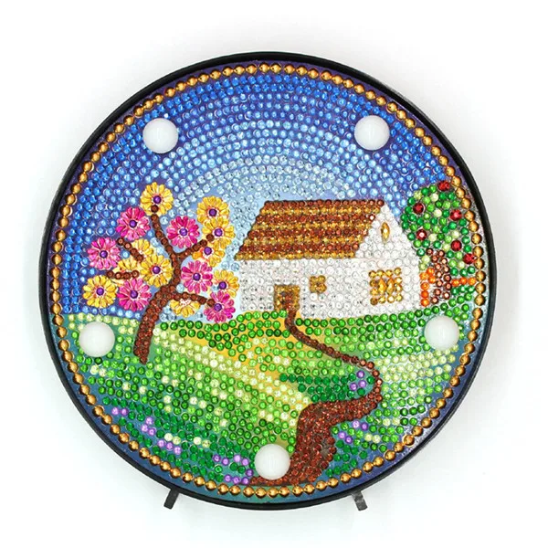 Набор алмазной живописи со светодиодным ночным светом DIY 5D полный дрель рисунок