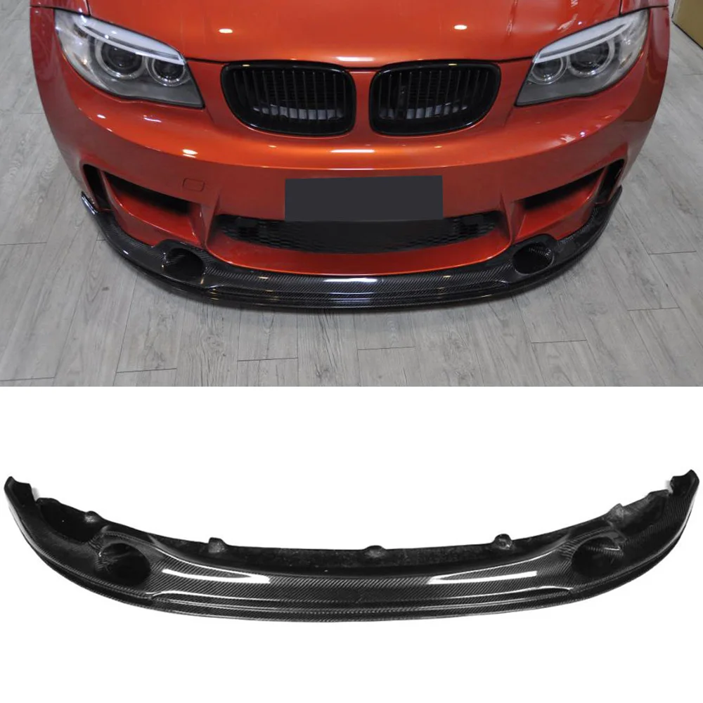 Углеродное волокно/FRP передний бампер спойлер разветвители для BMW 1 серии E82 М м