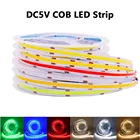Светодиодная лента COB, 320 светодиодовм, DC5V, USB, высокая плотность, RA90, гибкая лента, диод, мягкая лента COB, лента, лампа, линейная регулировка яркости
