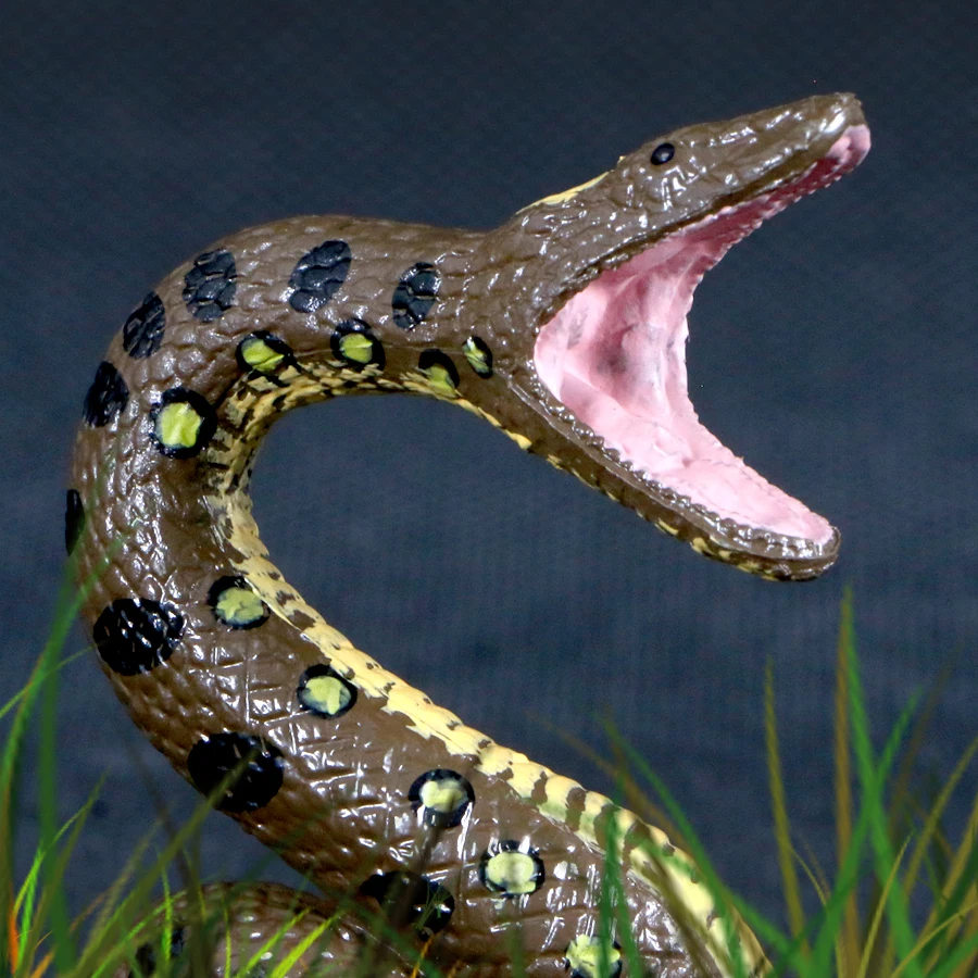 Имитация диких животных змея кобры питона фигурки модели экшн-игрушки мини-змея