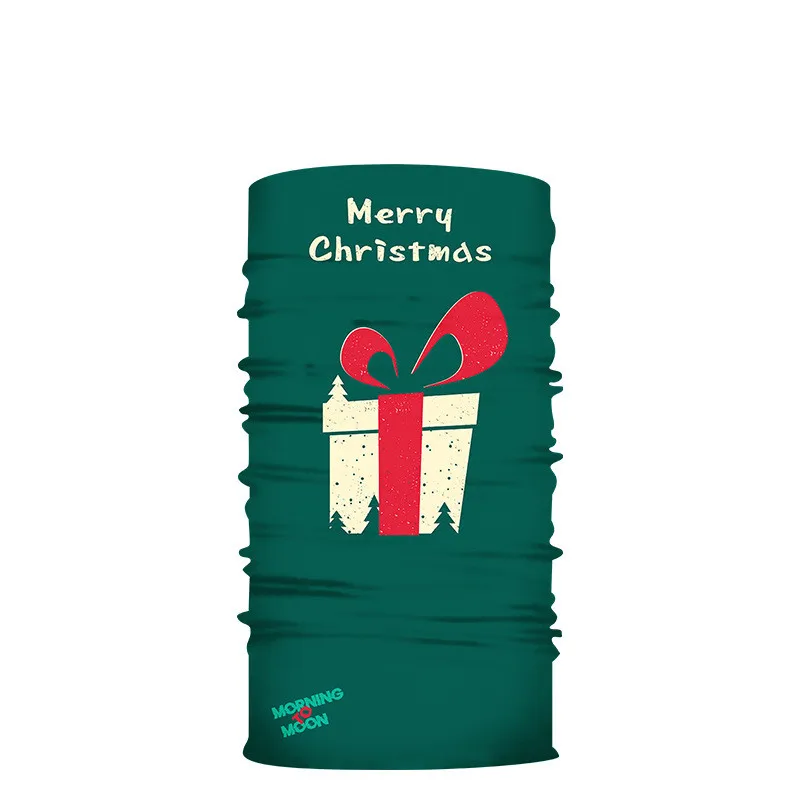 Outdoor New Men Women Head Scarf Magic Print Christmas Ski Camping Cycling Running Face Mask Neck Warmer Bandana | Спорт и
