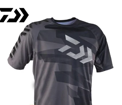 

Daiwa Summer Fishing Jersey Quick Dry Short Sleeve Fishing Clothing Dawa Breathable Anti-uv Sun Fishing Shirt Fishing Clothes