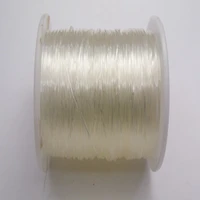 100 meter clear crystal string stretch elastic beading cord thread 0 5mm 1mm