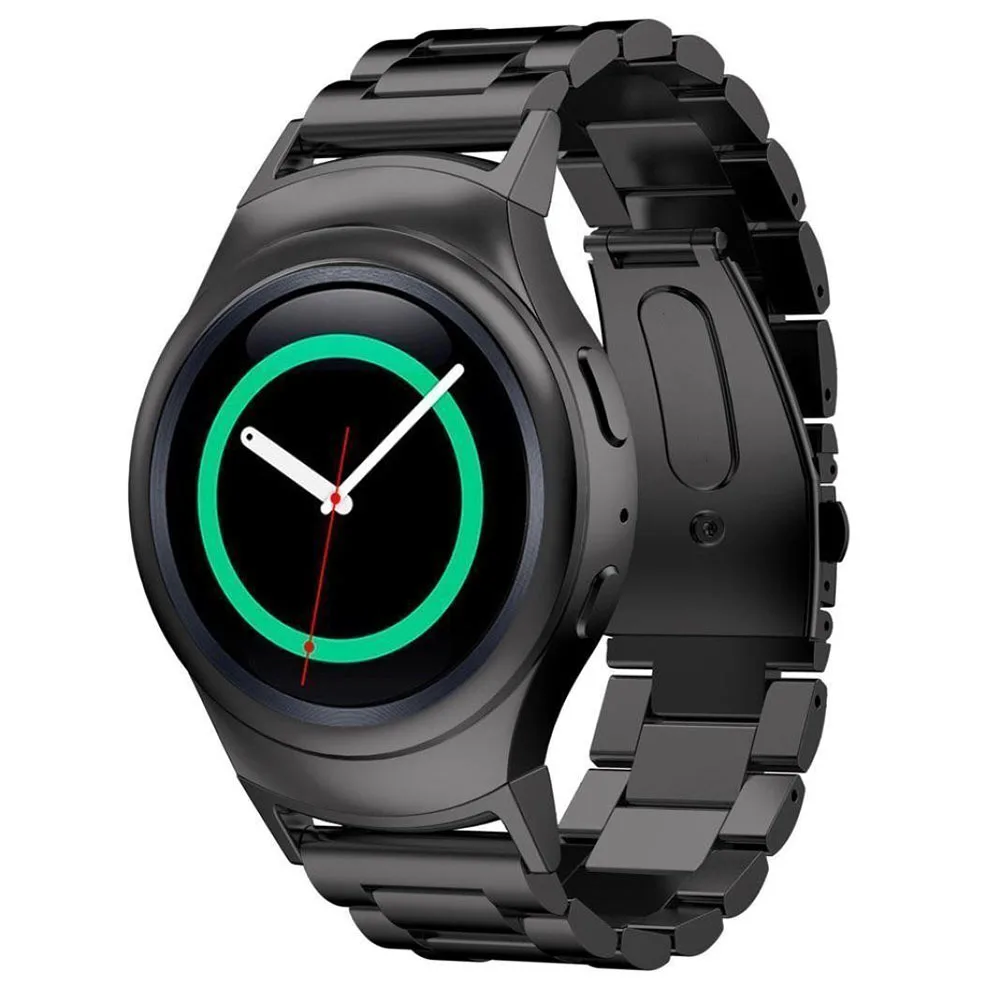 

Ремешок из нержавеющей стали для Samsung Galaxy Gear S2 SM R720 R730, Модный женский мужской ремешок для умных часов, прочный ремешок для часов