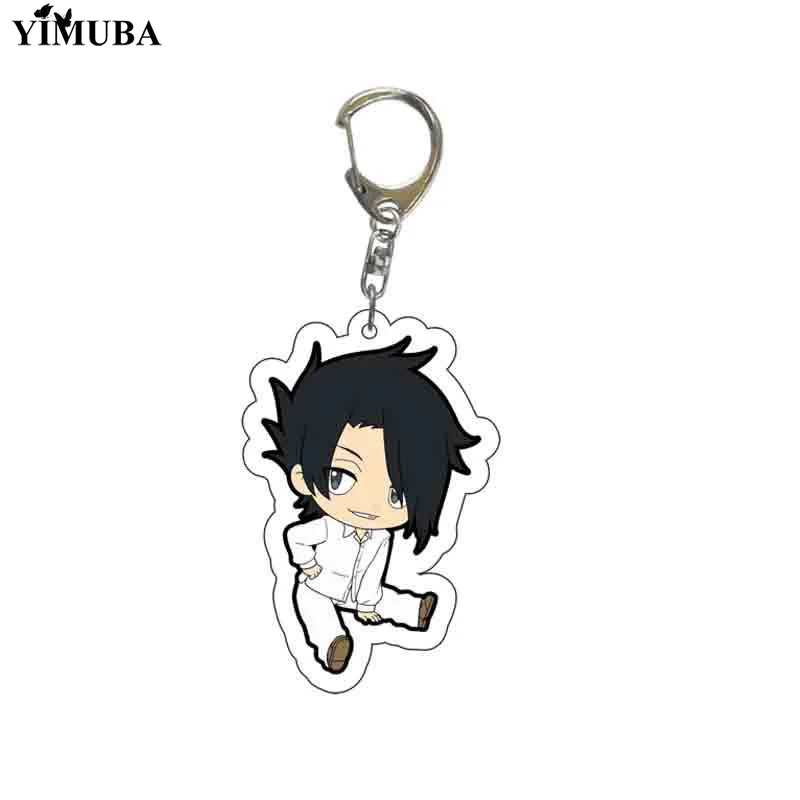 Новинка модный брелок для ключей с обещанием Neverland Эмма Норман Рэй кавайные Аниме