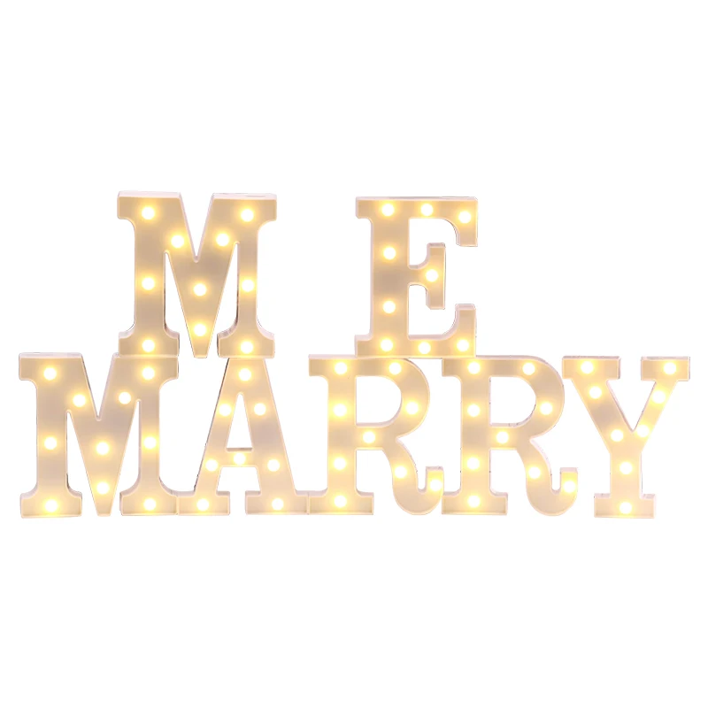 

Digital light birthday wedding arrangement romantic proposal confession light brand holiday supplies decorative light