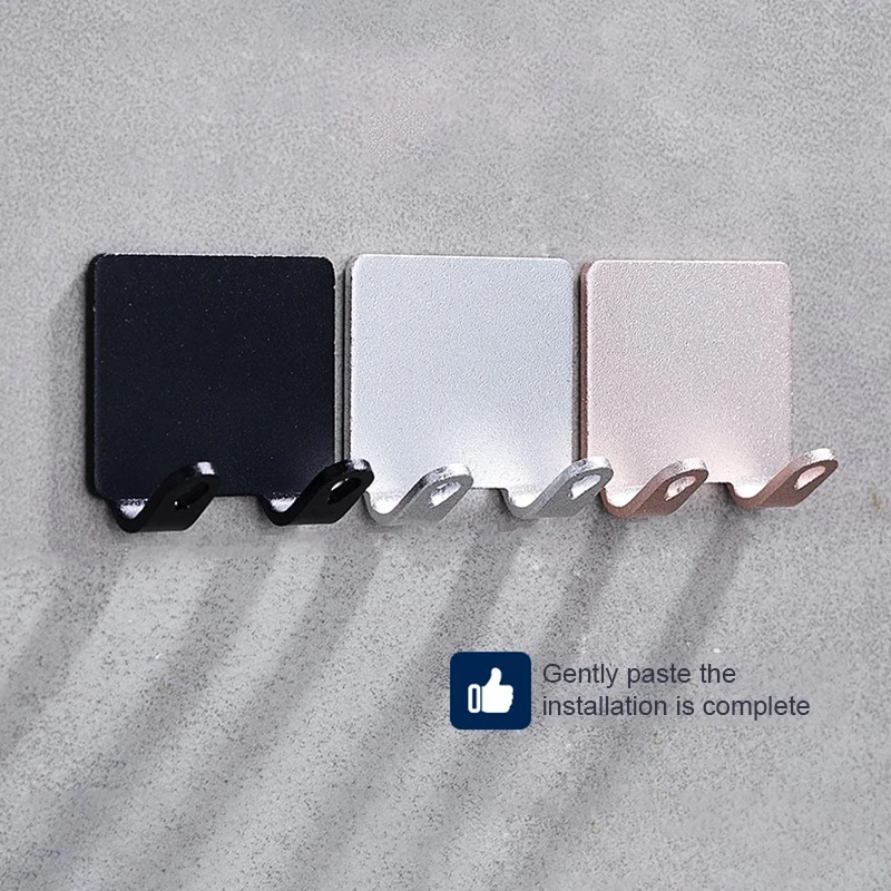 

Adhesive Punch Free Shaver Shelf Storage Hook Bathroom Razor Holder Anti-sticker Storage Rack Wall Mounted Bathroom Organizer