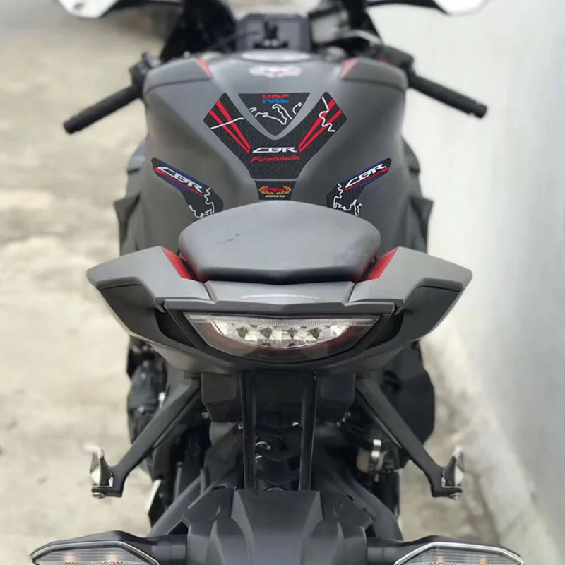

For Honda CBR1000RR CBR 1000RR CBR 1000 RR 2017-2018 high quality Anti slip Fiber Tank Pad tank Side Traction 3M Sticker