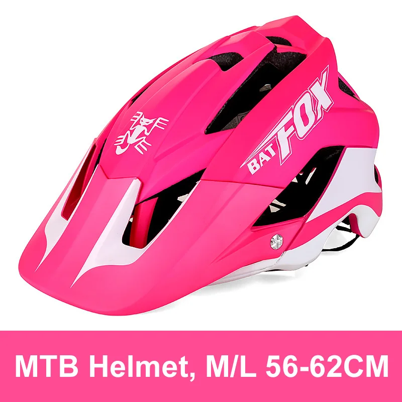 8 Batfox велосипедный шлем ультралегкий велосипедный шлем Casco Ciclismo интегрально-Формованный велосипедный шлем дорожный горный MTB шлем 56-62 см - Цвет: 8