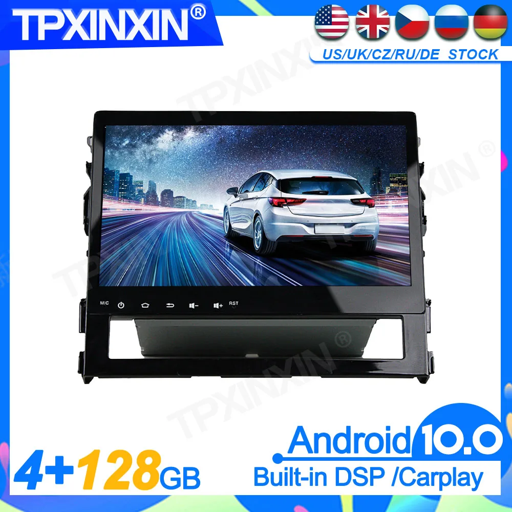 

Android 10.0 For Toyota Land Cruiser 2019 2020 Head Unit Car Multimedia Player Auto Radio Tape Recorder GPS Navigation DSP IPS