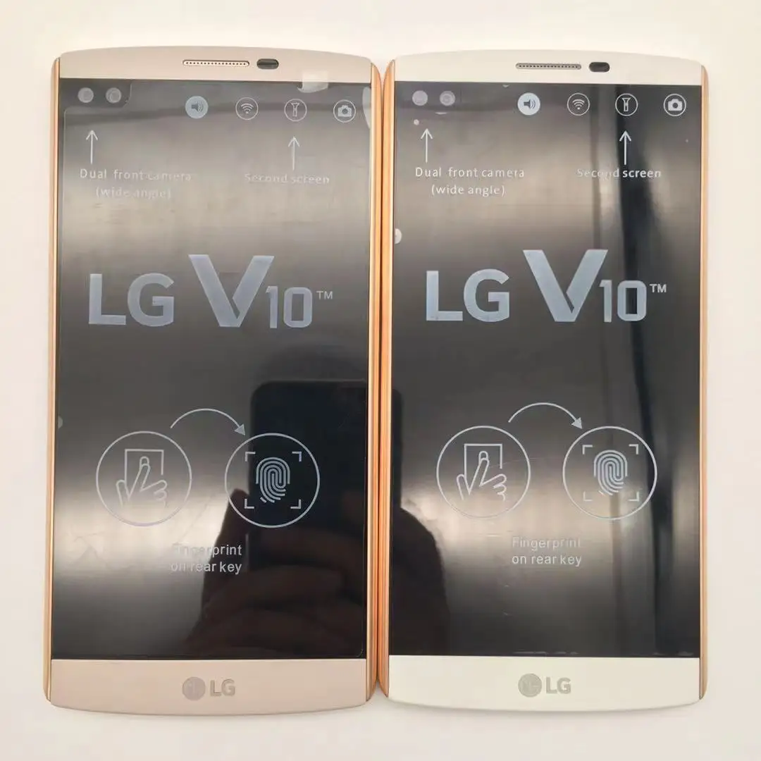 lg v10 refurbished original unlocked lg h900 h901 5 7 4gb ram 64gb rom single 3 cameras phone free global shipping
