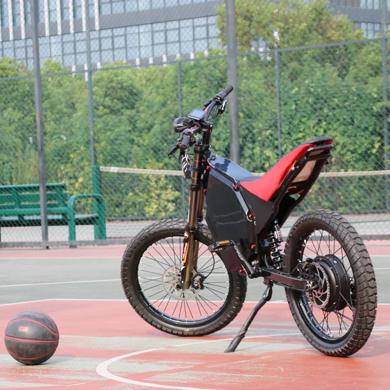 Высокомощный электровелосипед 5000 Вт с двойной подвеской большой радиус действия