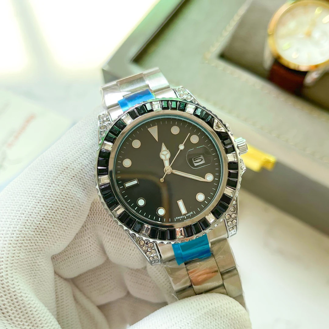 

VIP Men 2021 Luxury Watches New 40mm Automatic Mechanical Wrist Watch Men Stainless Steel Waterproof Watch Relogio Masculino