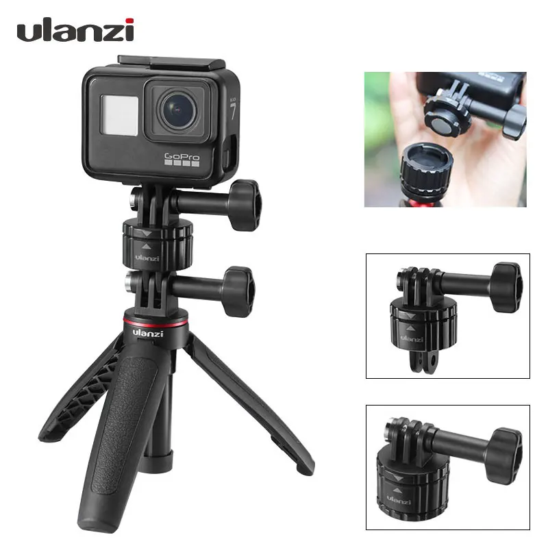 Магнитный быстросъемный адаптер Ulanzi для установки на камеру Gopro 8 Max 7/1/4 легко