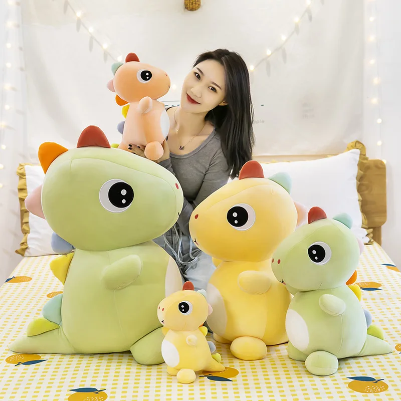 

NEW 75CM Stuffed Toys Plushie Pillow Luxurious Soft Toy Cute Room Decor Big Plushies Toys Large Tyrannosaurus Doll