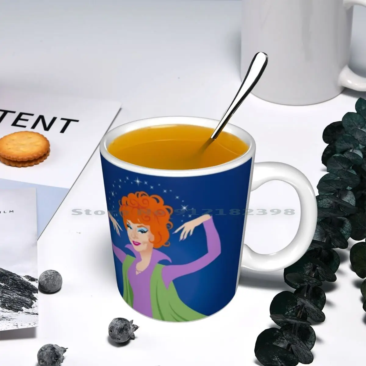 Endora Ceramic Mugs Coffee Cups Milk Tea Mug Agnes Moorhead Endara Bewitched Tv Series Classic Witch Alejandromogolloart images - 6