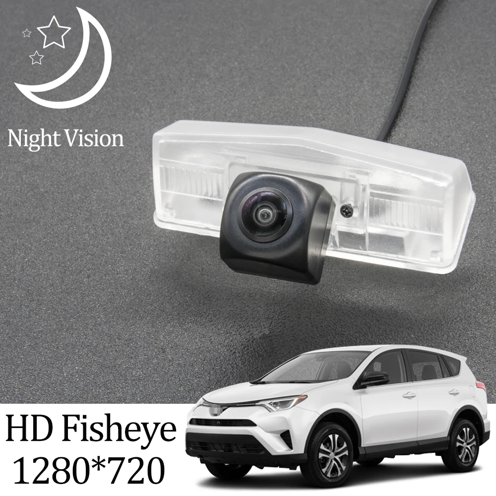 Камера заднего вида рыбий глаз Owtosin HD 1280*720 для toyota rav4 2013 2014 2015 2016 2017 2018 2019