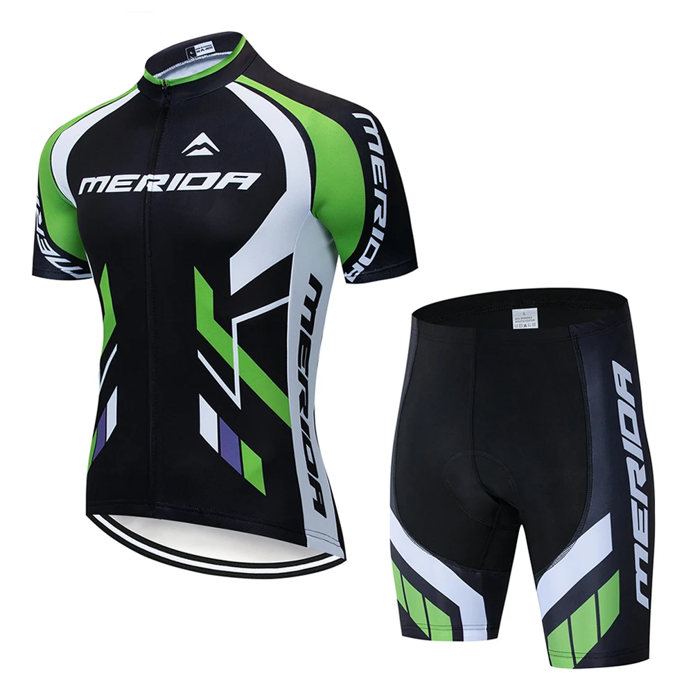 Shorts suit Новинка летняя команда Велосипедная Джерси Одежда MTB велосипедная одежда Maillot Ropa Ciclismo мужская велосипедная Джерси Набор быстросохнущая - Цвет: Shorts suit