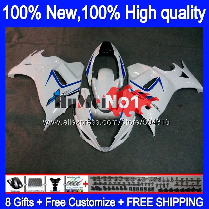 

GSX 650F для SUZUKI GSXF 650 GSX650F 24MC.14 GSXF650 2008 2009 2010 2011 2012 2013 2014 08 09 10 11 12 13 белые синие обтекатели