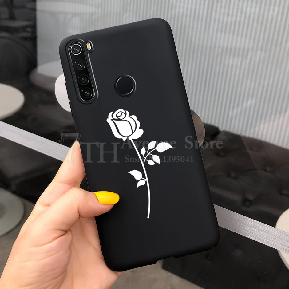 Милый чехол с мультяшным котом для Xiaomi Redmi Note 8 T силиконовая задняя крышка ярких