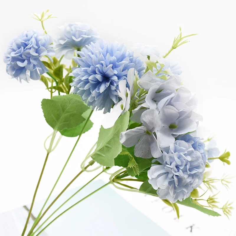 

Artificial flowers Nordic ins wedding holding bouquet wedding photography props floral Christmas home decor vases for decoration