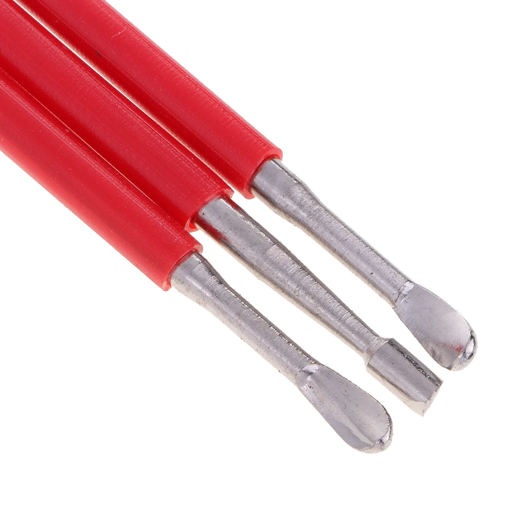 

3 Pieces/Set Leather Press Rub Tool Modeling Tool Leather Craft Tool Accessories