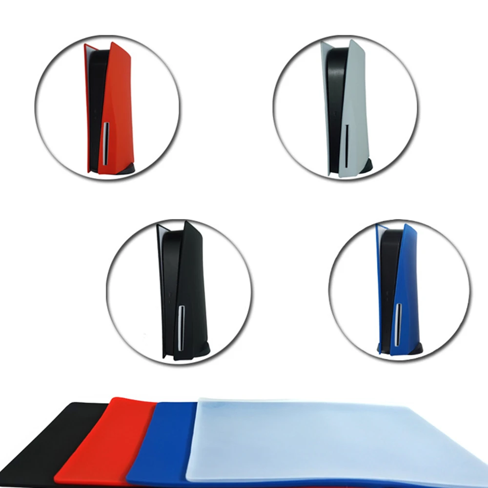 

Silicone Protective Cover for PS5 Console Dustproof Anti-Scratch Protector Skin for PS5 support Digital Version and Disc Version