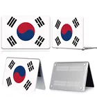Чехол для ноутбука Apple Macbook 12Air 11 13 A2337Pro 13(A2251 A2289) 15 16 Pro 13 A2338, с рисунком южнокорейского флага, новая сенсорная панель