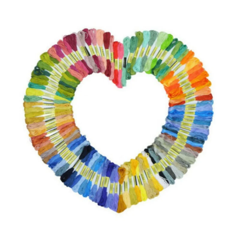 50 радужных цветов набор нитей для вышивки нитки крестом браслеты нить рукоделия