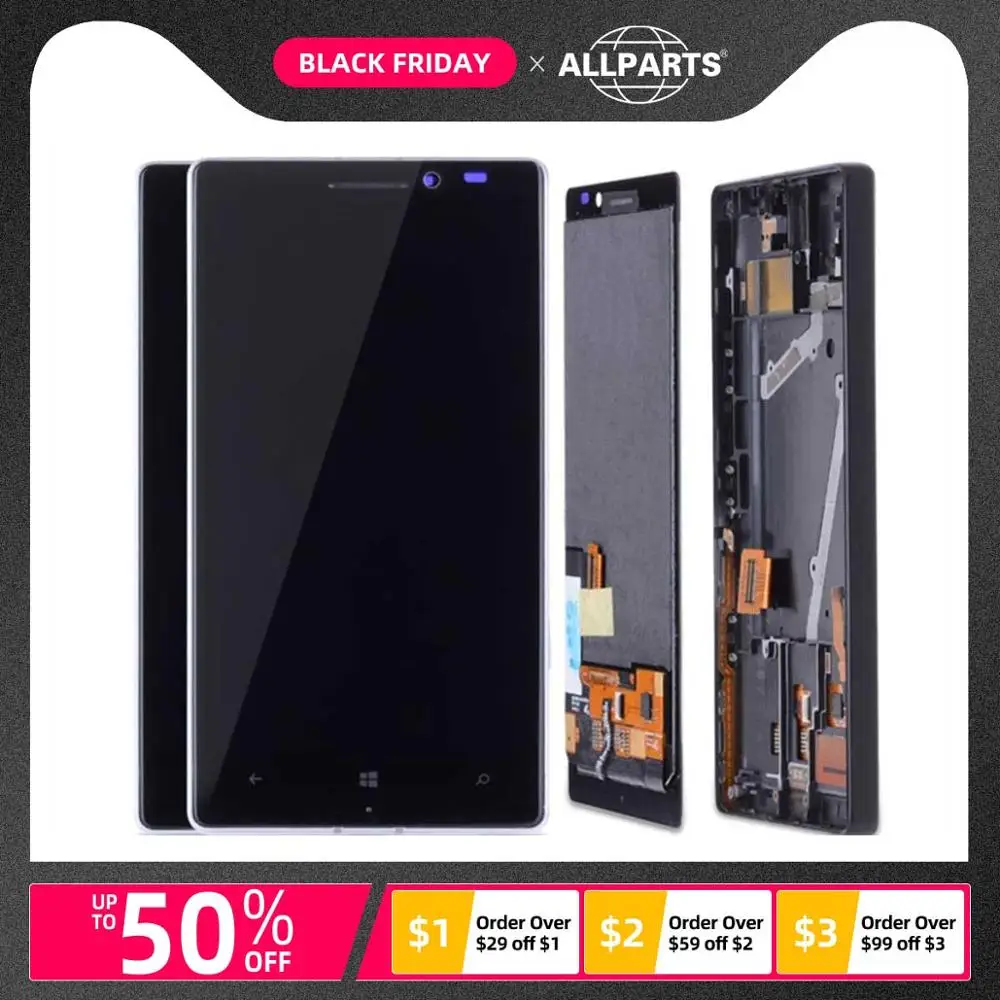 AMOLED 5 0 &quotоригинал для NOKIA Lumia 930 ЖК сенсорный экран с рамкой Замена экрана дисплей